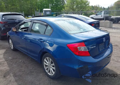 2012 Honda Civic Ex z USA, uszkodzony, nr VIN 2HGFB2F88CH551193